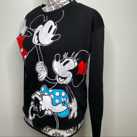 Disney Mickey and Minnie Long Sleeve Sweatshirt M - Picture 3 of 7